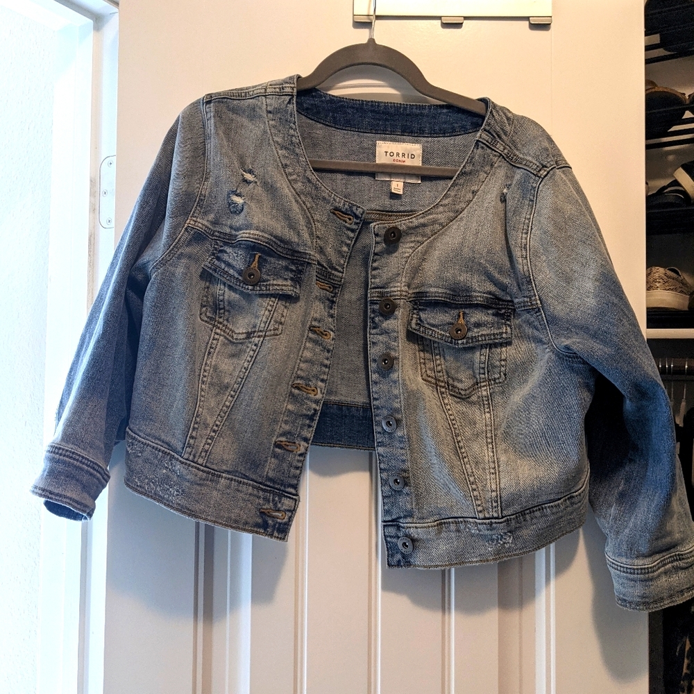 Cropped Jean Jacket